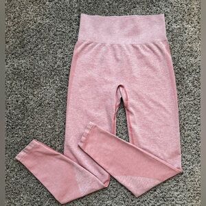 VS PINK seamless pink leggings